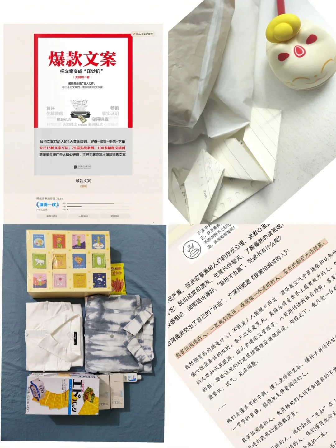“我害怕阅读的人……”