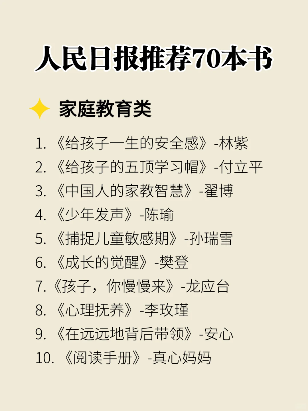 人民日报推荐70本书，2025年高质量书单