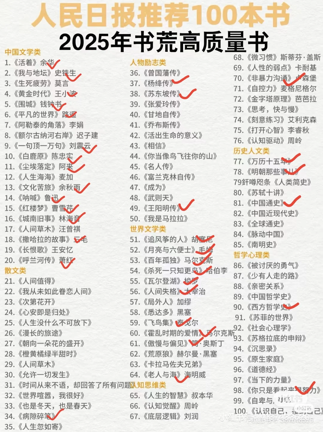 人民日报推荐的书单