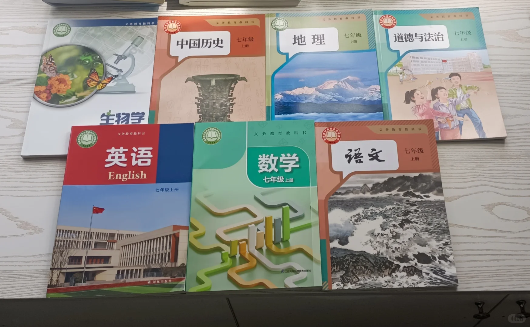 新初一报到发书了