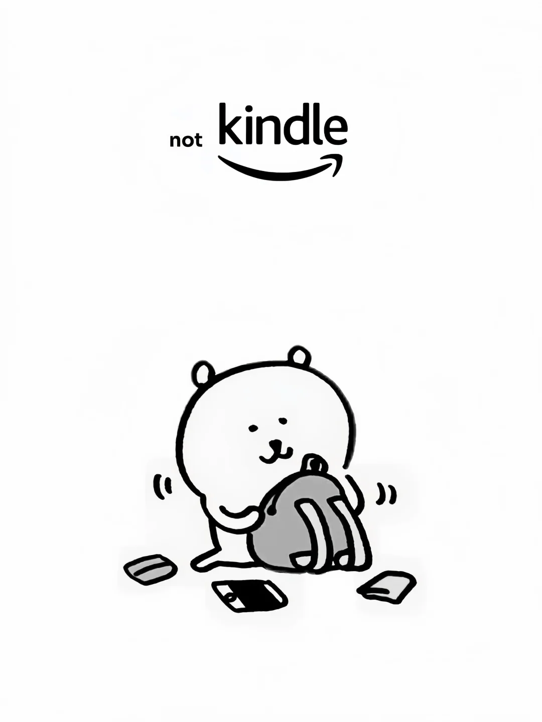 自嘲熊not kindle锁屏壁纸（附教程