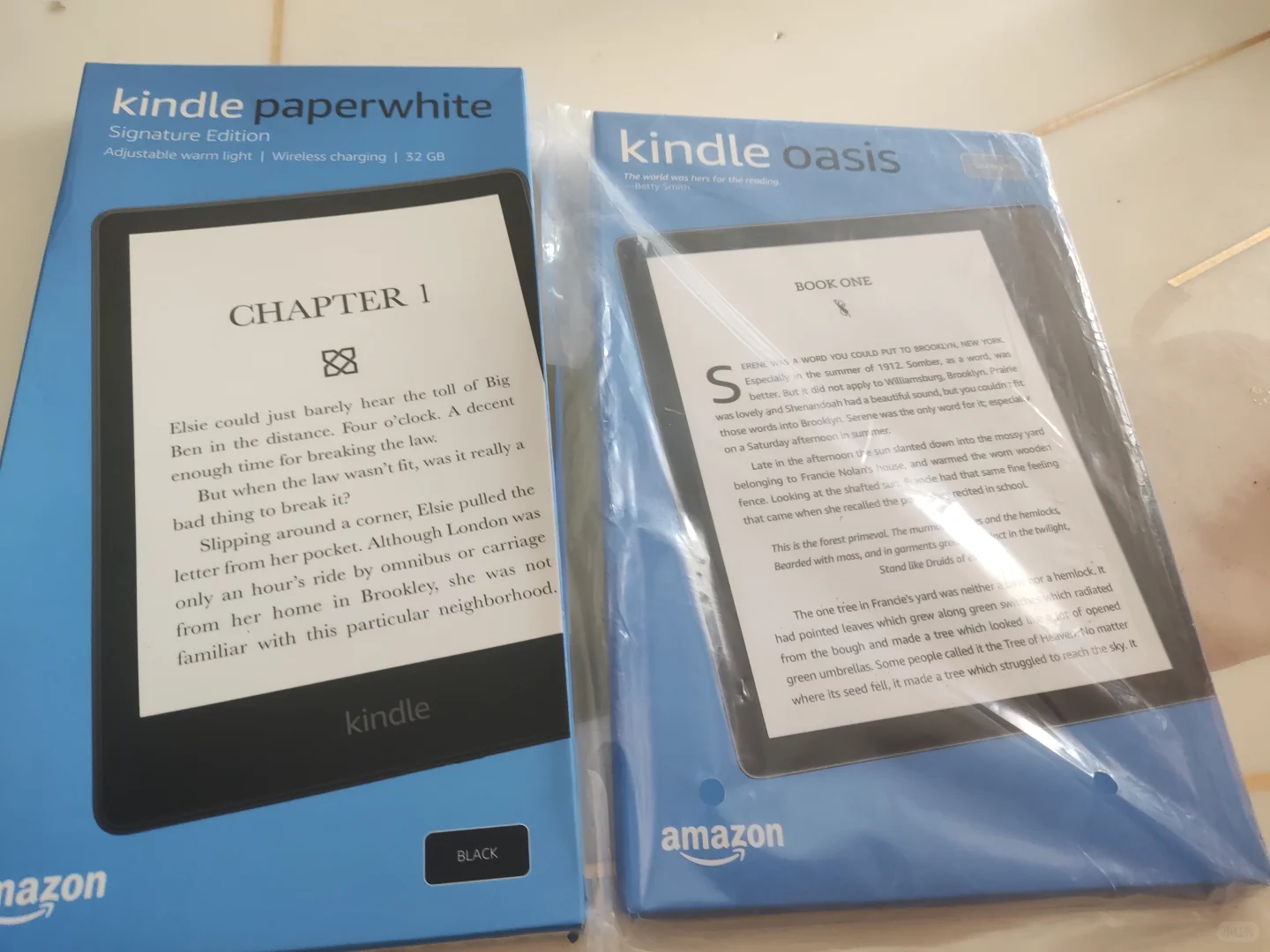 两台未拆封的kindle有人要嘛