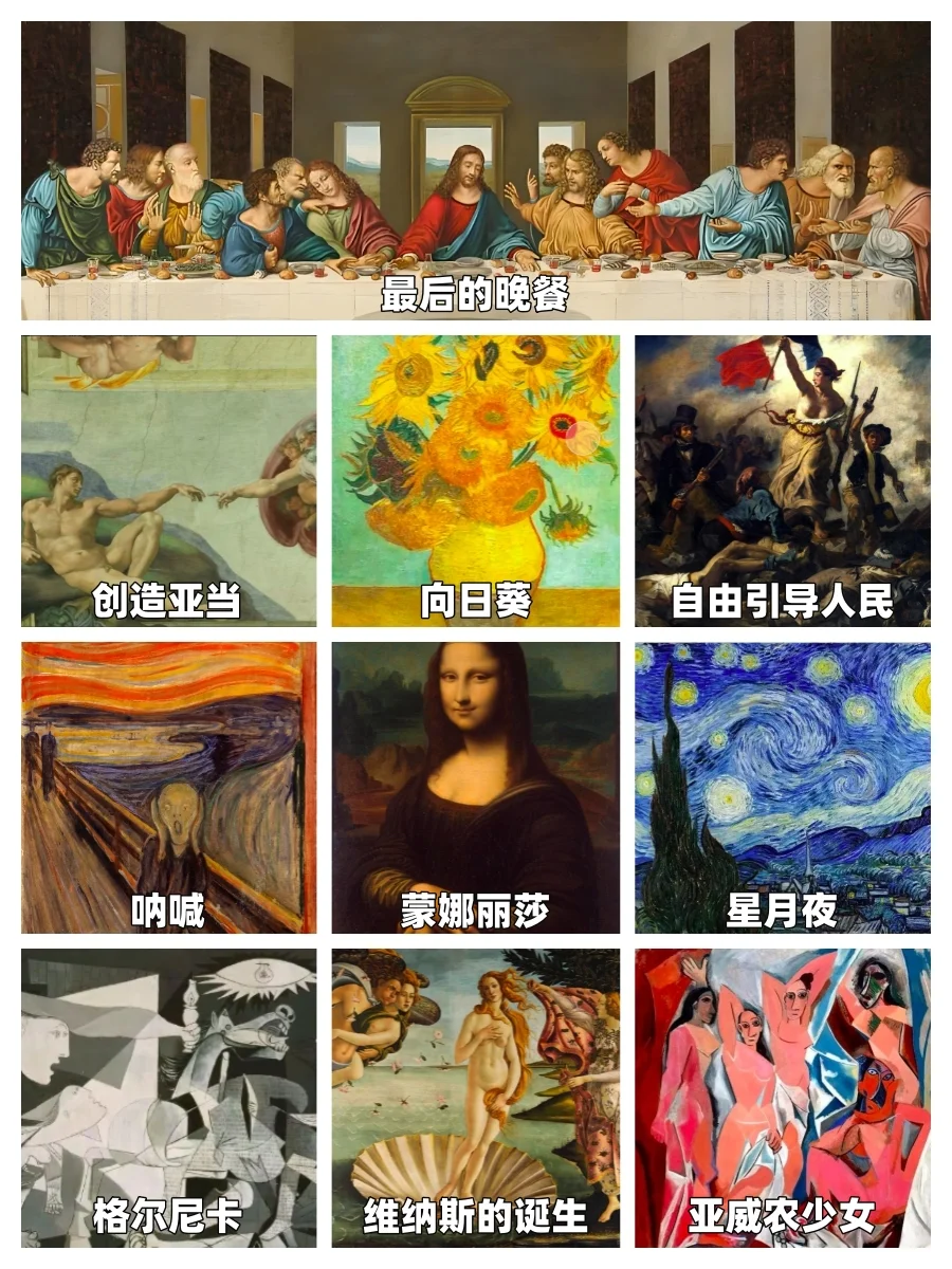🔥艺术小白逆袭｜一生必懂的20幅世界名画
