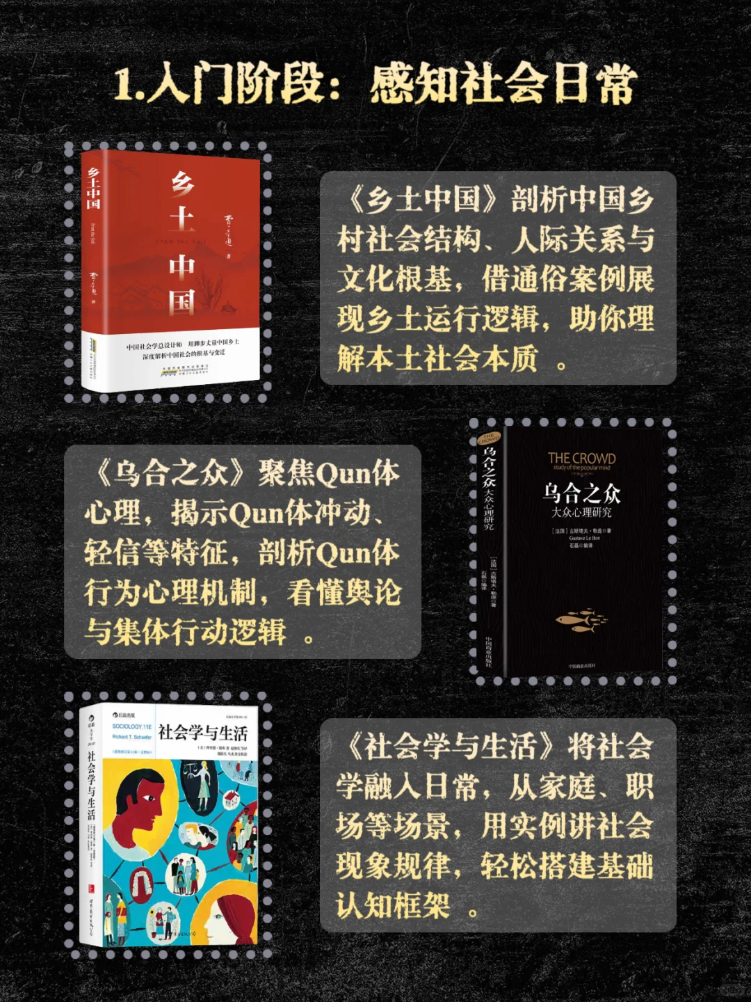 适合普通人阅读的社会学书籍，从入门到精通