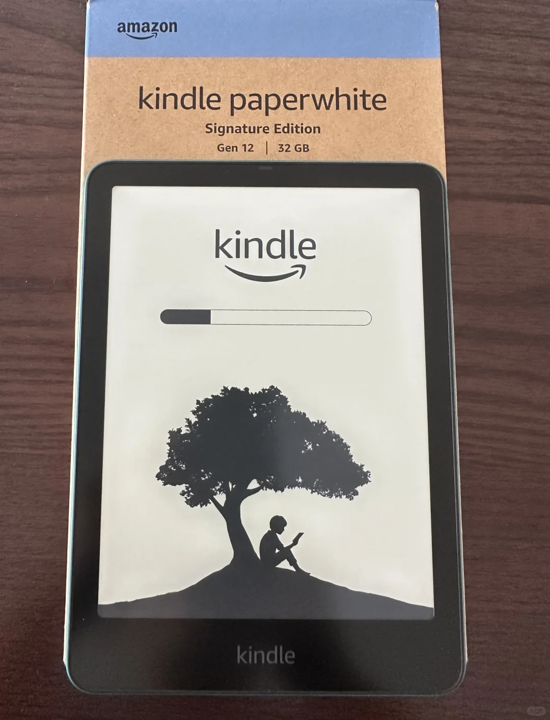 左滑开箱 Kindle kpw6