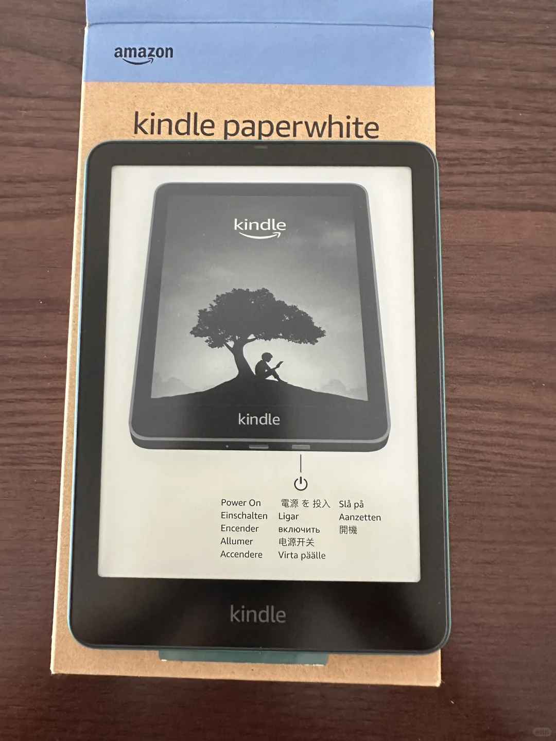 左滑开箱 Kindle kpw6