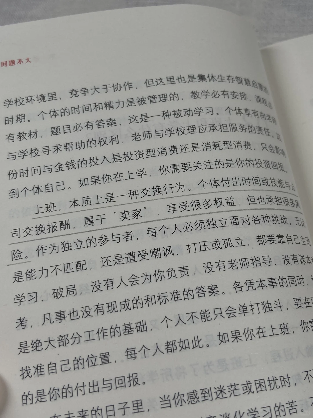 这本书，越早读越好｜《问题不大》