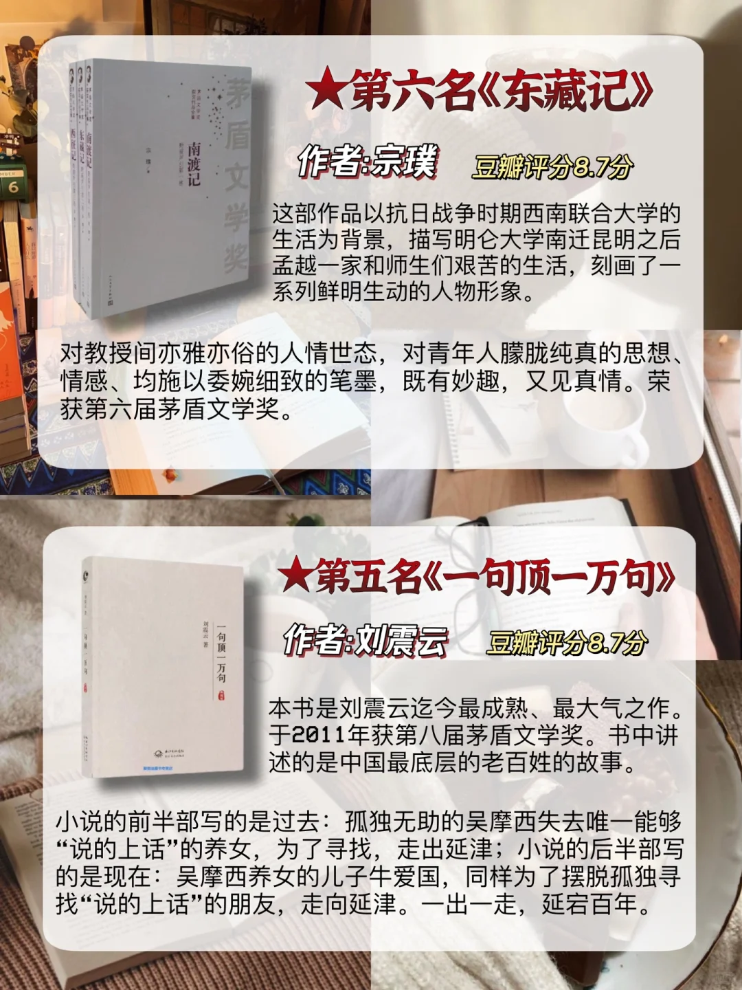 矛盾文学奖排名前10的作品🌟你读过哪几本❓