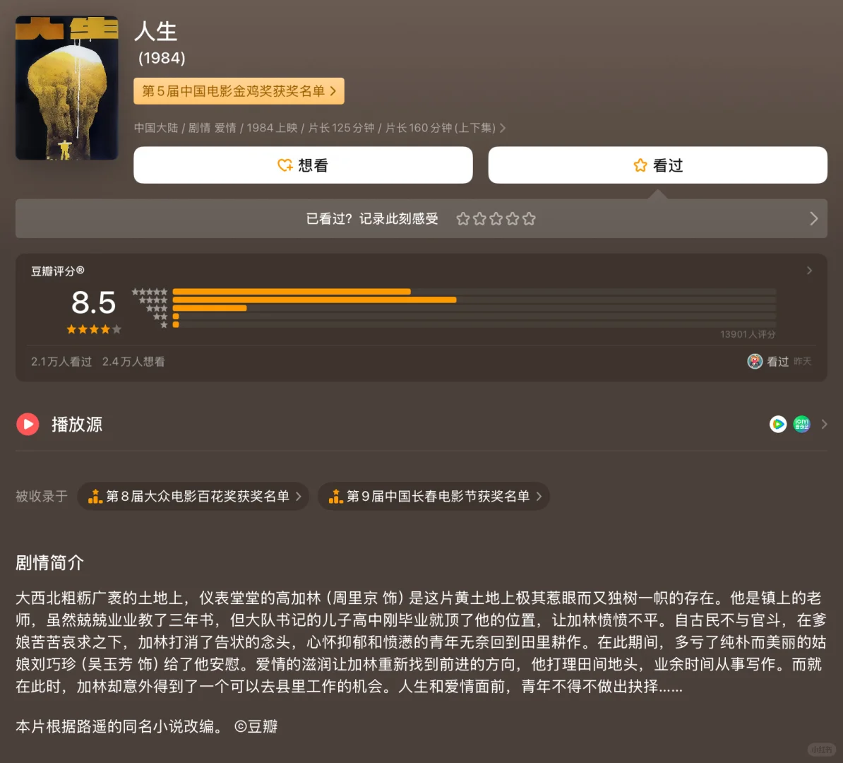 文学考研人必刷的高分电影（当代）🎬：