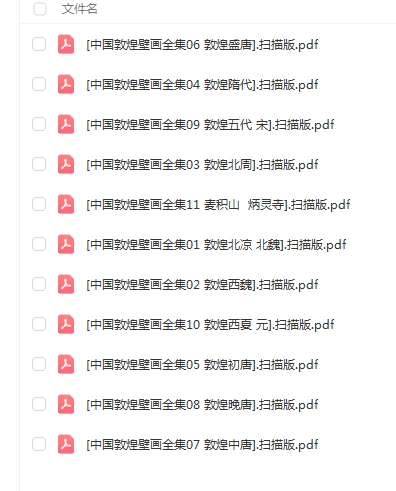 中国敦煌壁画全集 11卷 PDF电子书