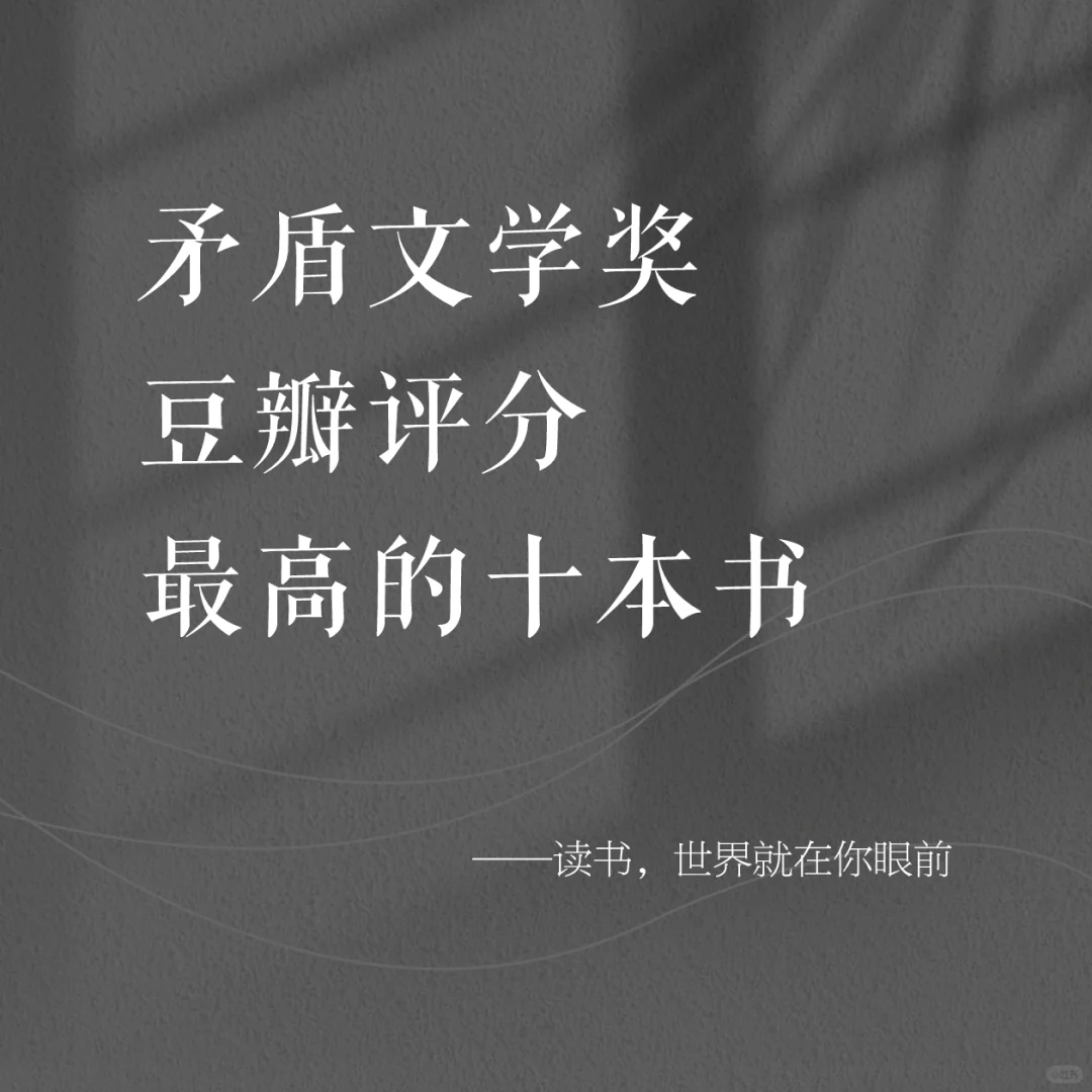 矛盾文学获奖评分蕞高的十本书