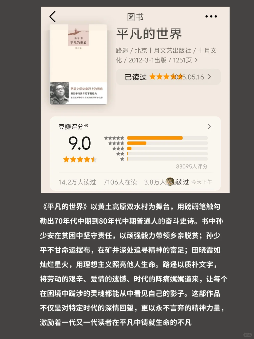 矛盾文学获奖评分蕞高的十本书
