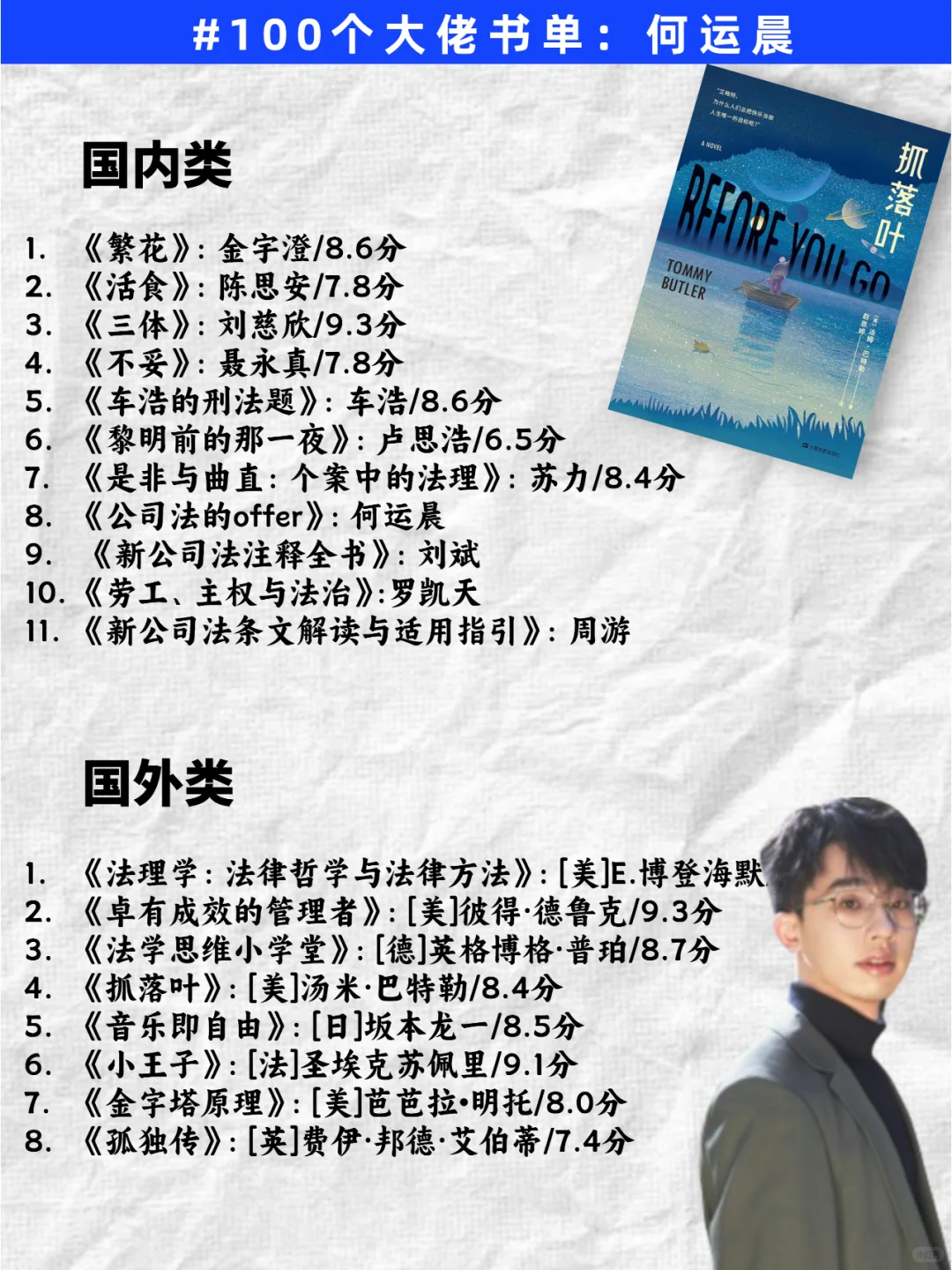 女生们请反复读何运晨推荐的39本书！！！