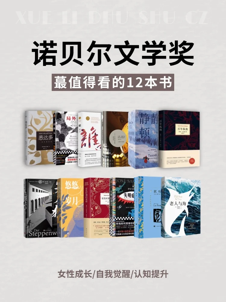 蕞值得珍藏的12本诺贝尔文学奖书籍