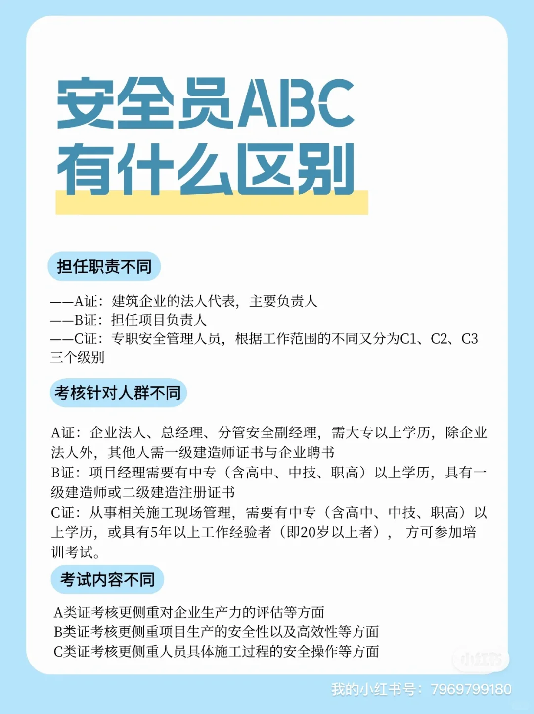 考证指南 | 安全员ABC证❗💯拿证