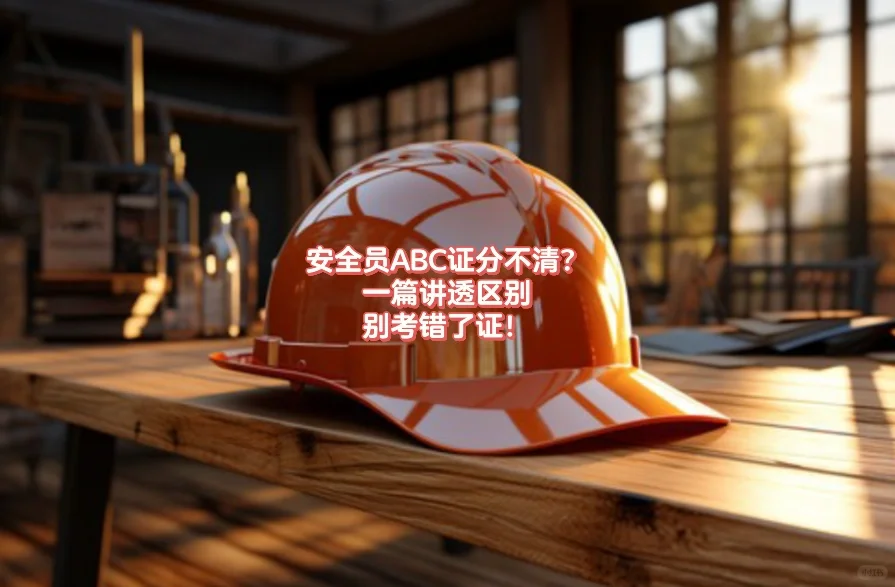 安全员ABC证分不清？一篇讲透区别