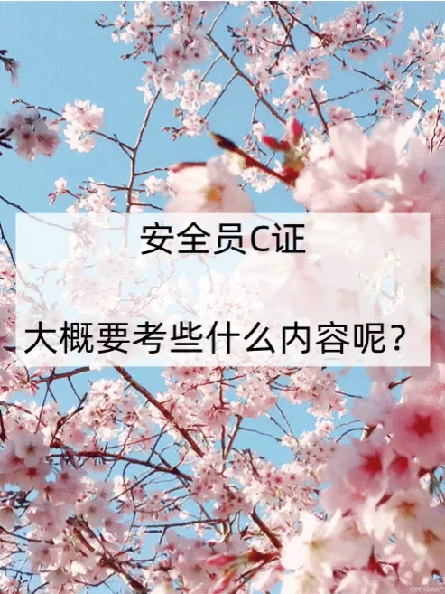 安全员C证考试内容主要是什么？