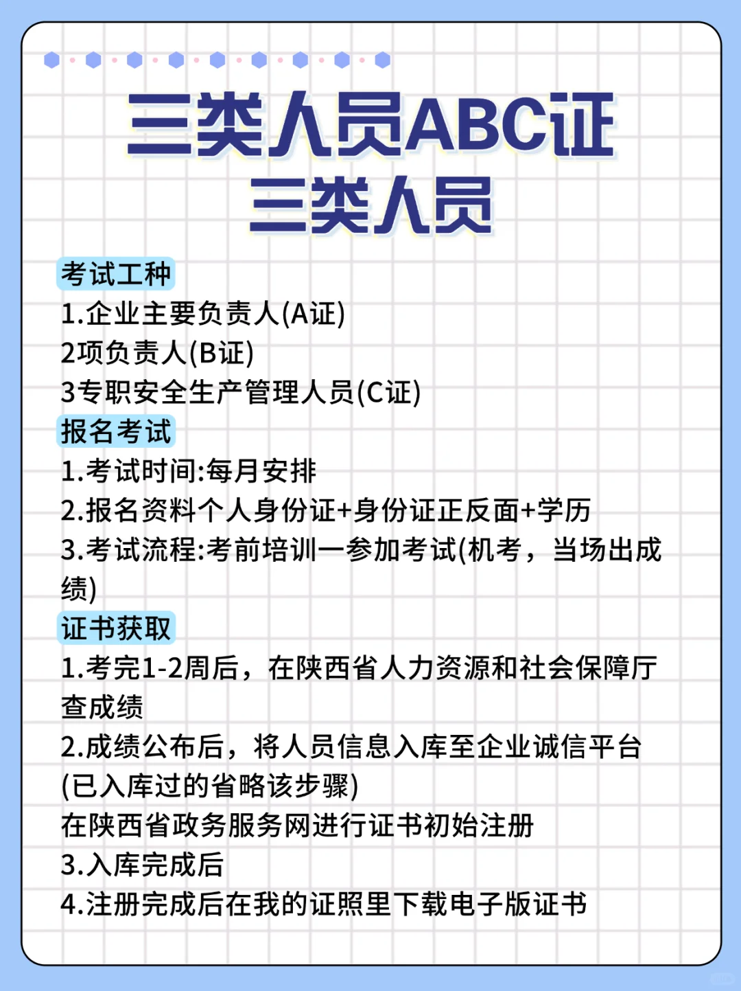 三类人员ABC的作用及如何报考👍