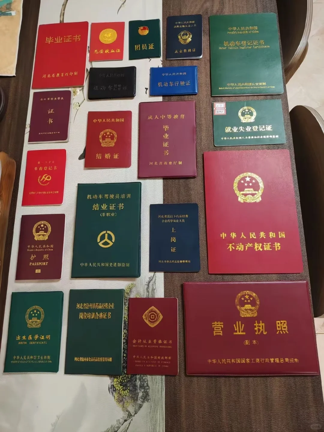 每一个证件都值得珍藏～