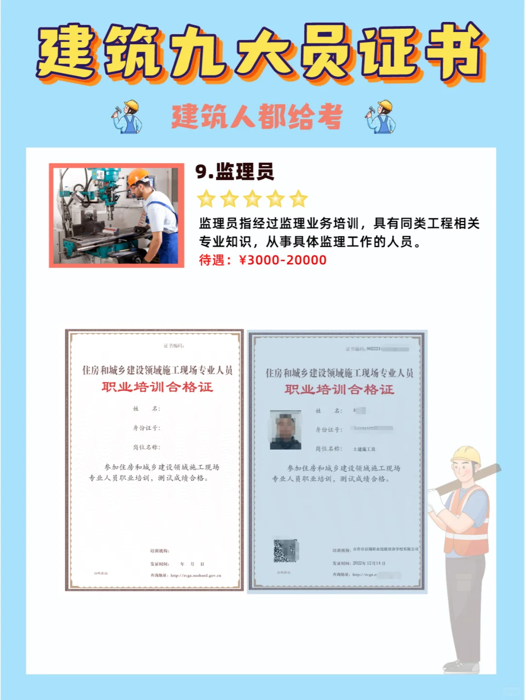 建筑八大员哪个最吃香？工资待遇发展