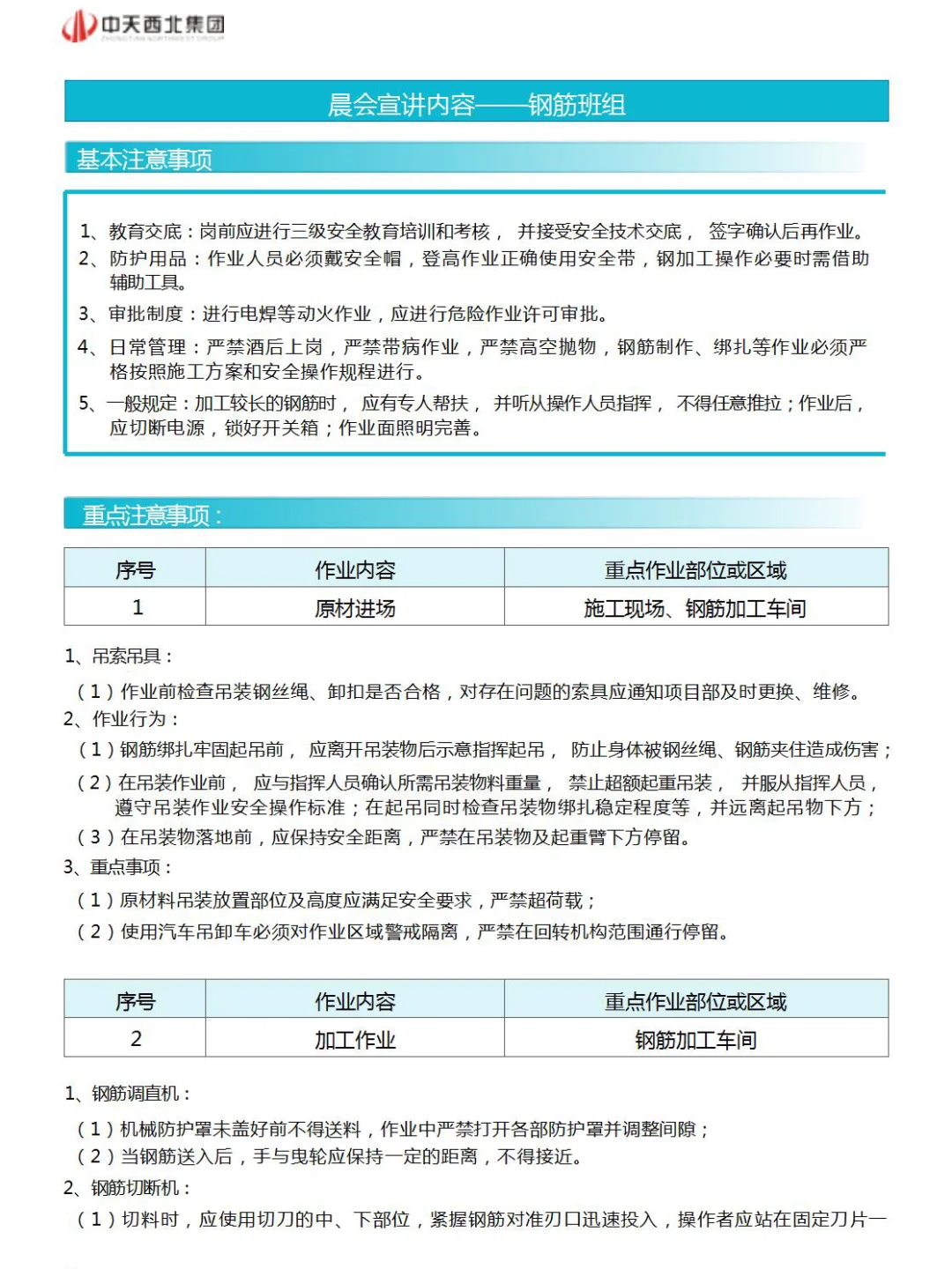 安全员开安全晨会