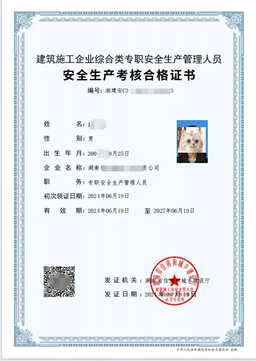 👷‍♂️建筑九大员安全员和三类人员安全员
