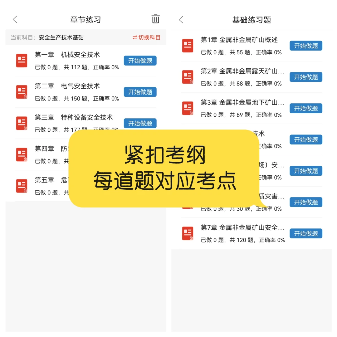 中级注安金属非金属矿山安全必刷APP💥