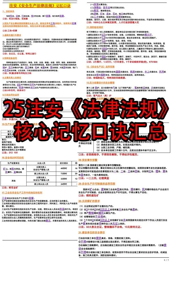 🎀25注安早规划早上岸💪