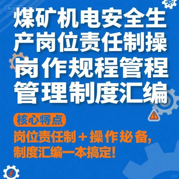 煤矿机电安全·责任到岗·操作规范