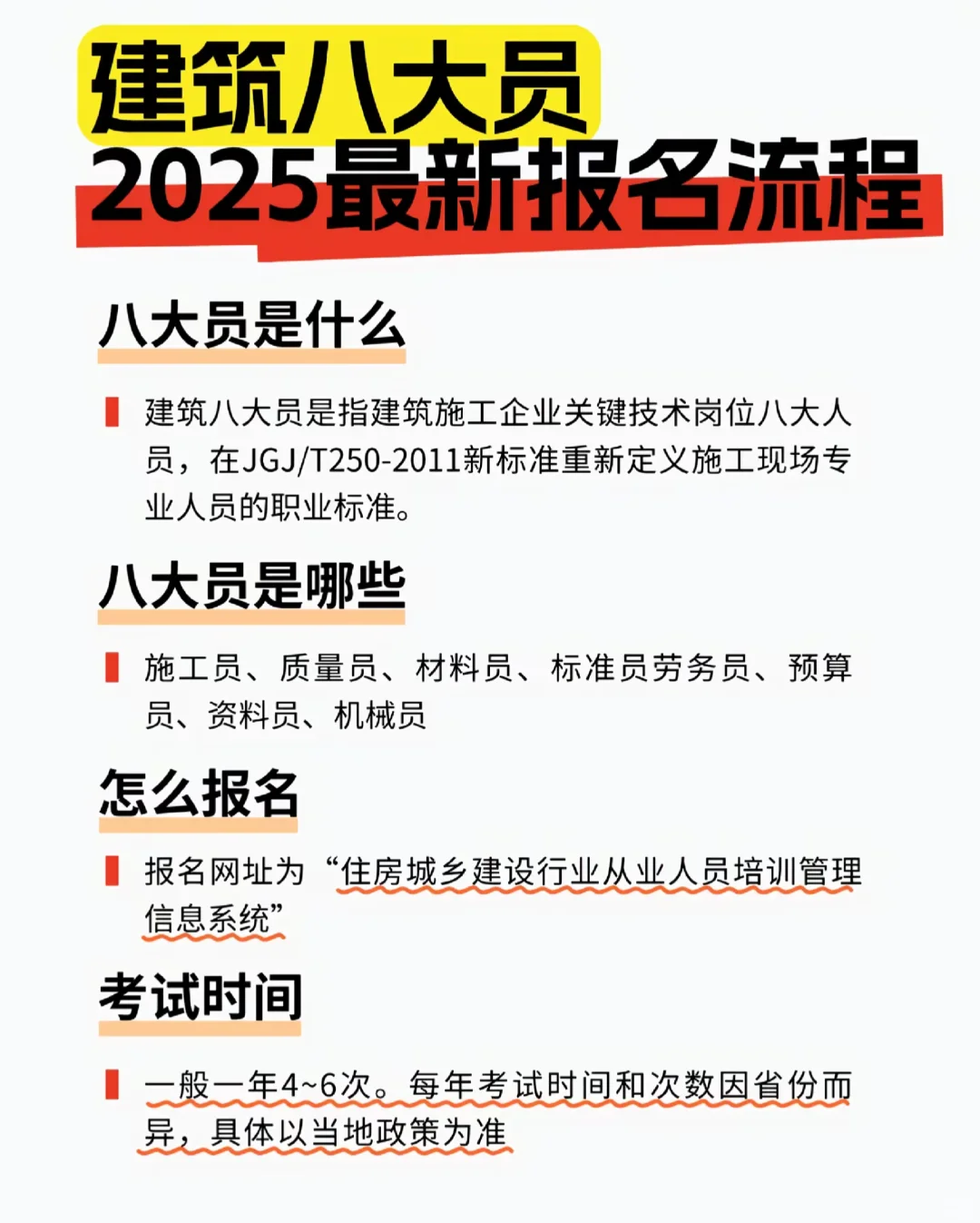 建筑八大员报考条件及费用，一篇全了解