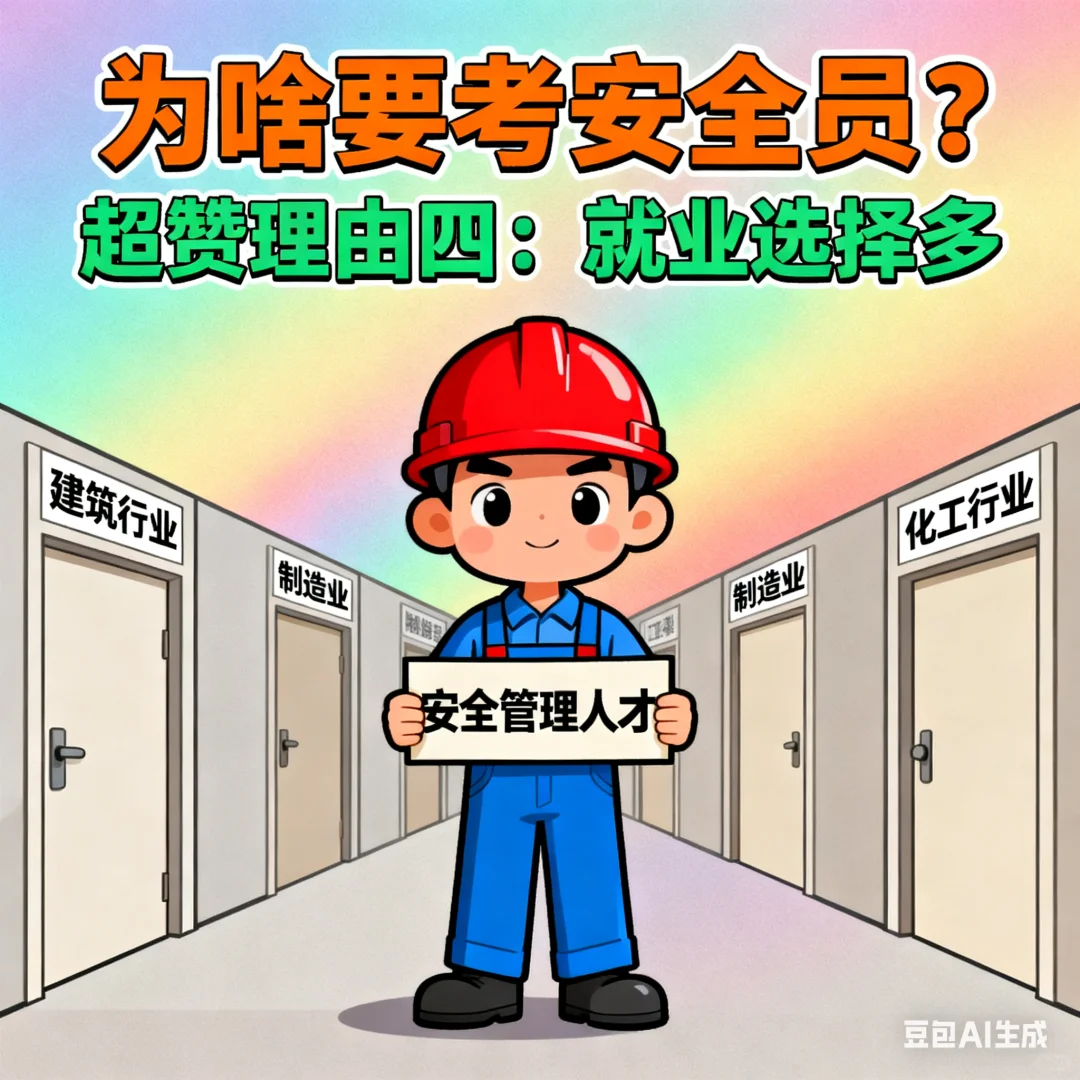 必看！考安全员的N个理由，错过拍大腿