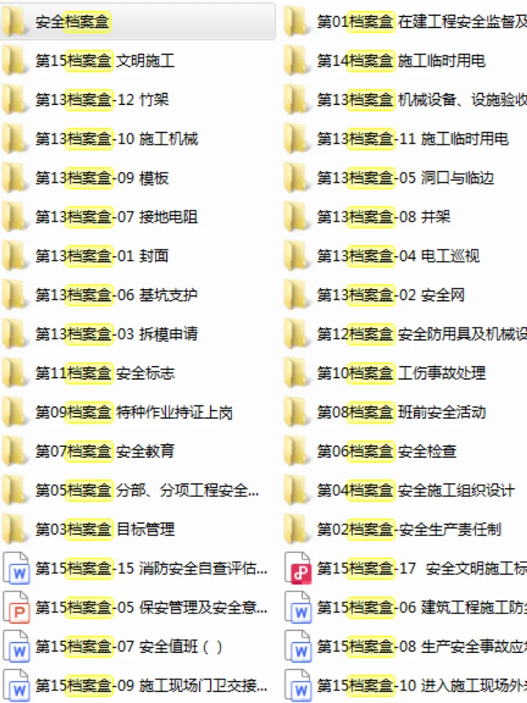 有了这个安全员档案盒，真的能少走很多弯路