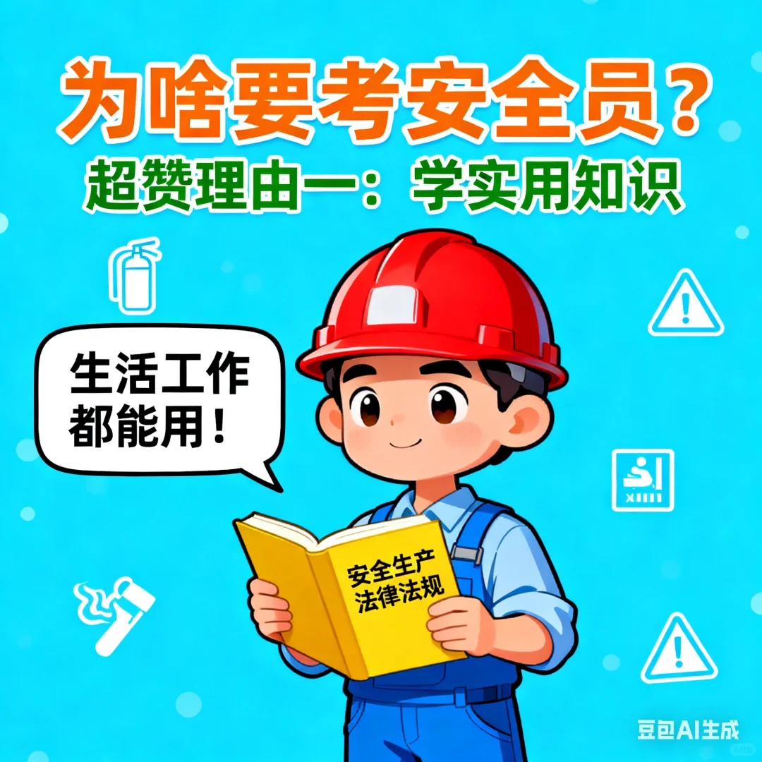 必看！考安全员的N个理由，错过拍大腿