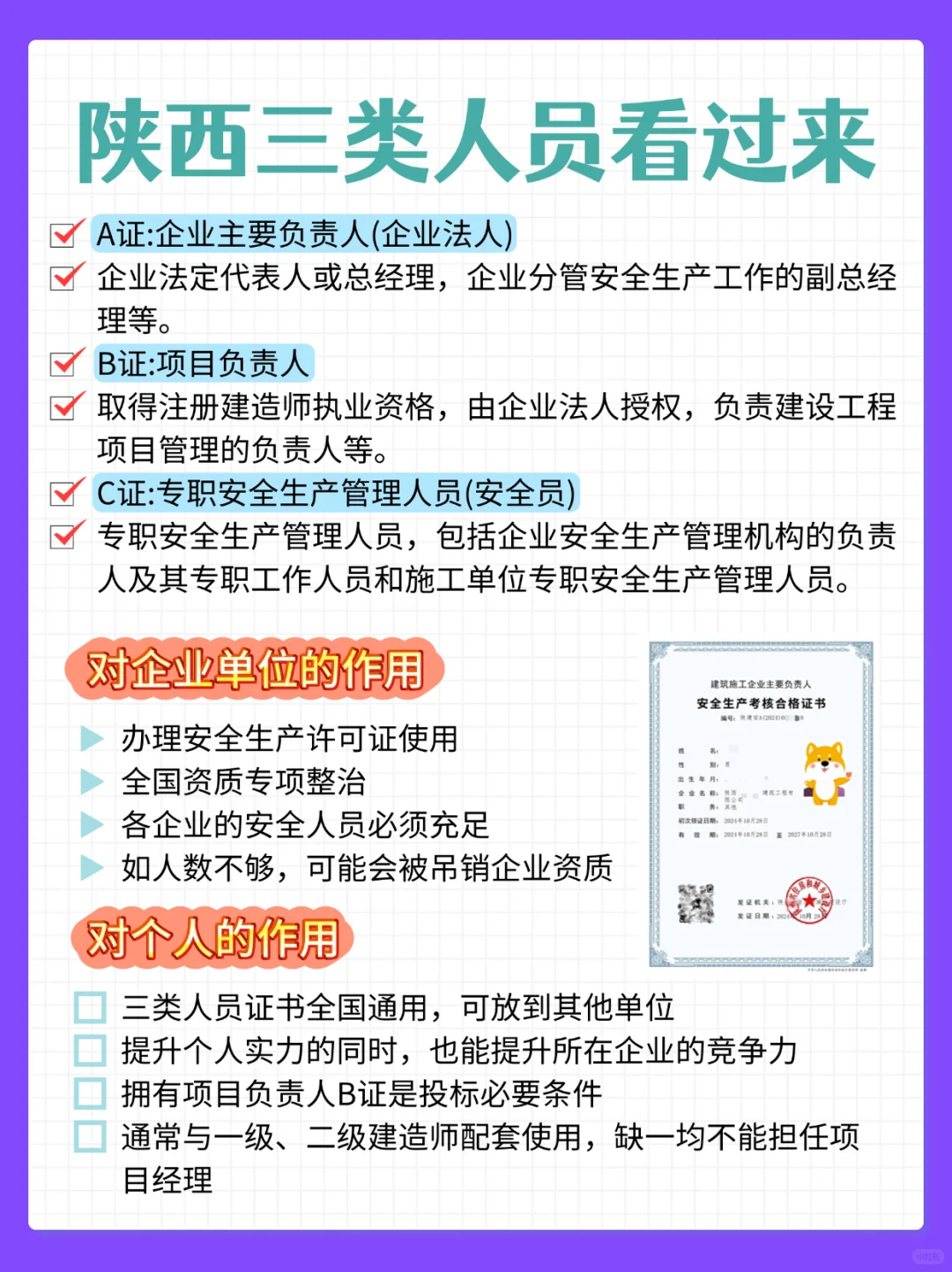 揭秘！陕西建筑三类人员证书通关秘籍📚