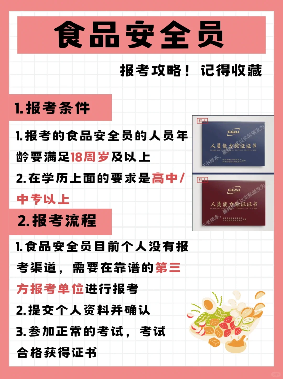 靠谱✅轻松的食品安全员流程来了❗️❗️
