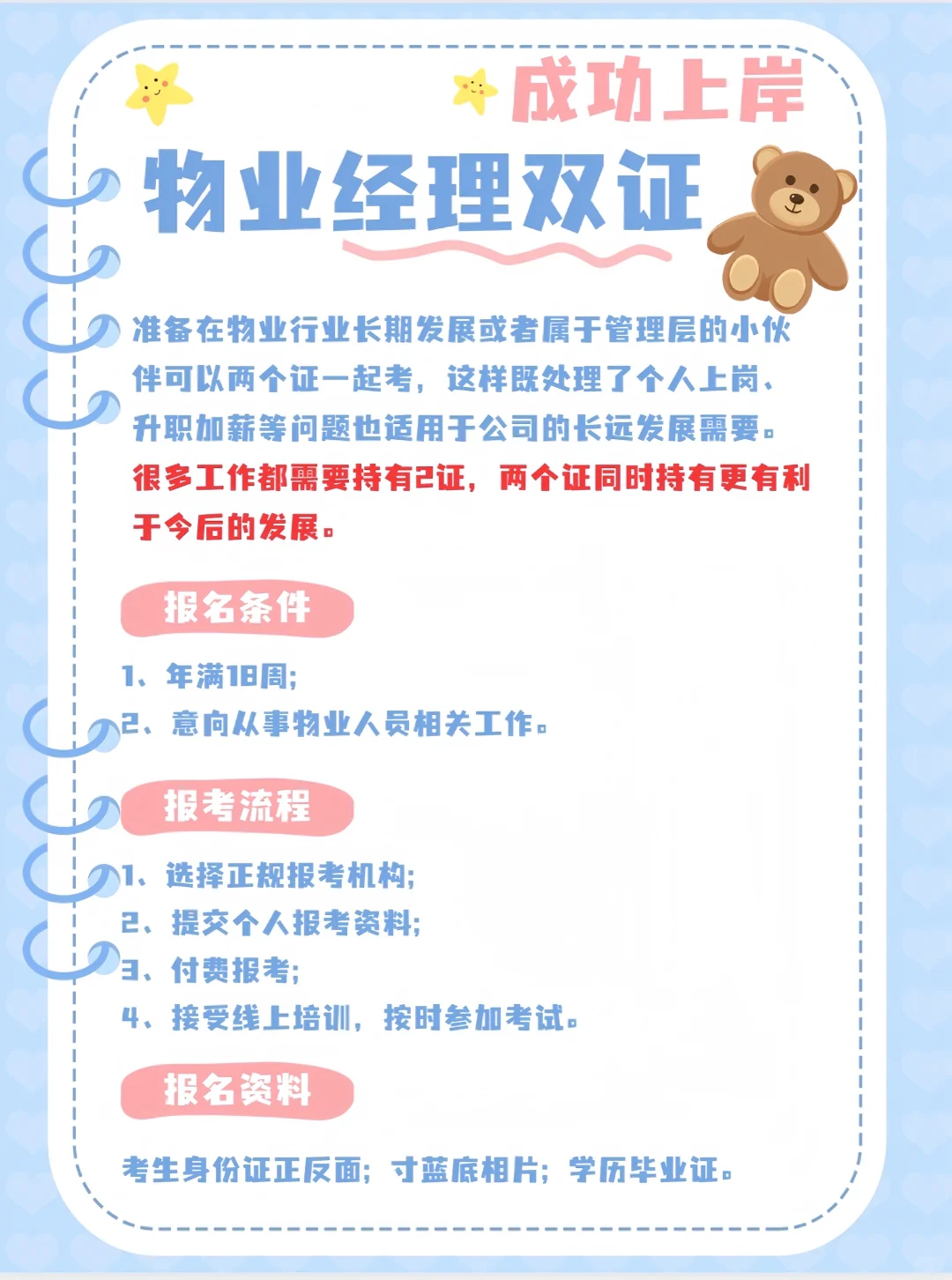 哪里有好点的物业项目经理证书啊～