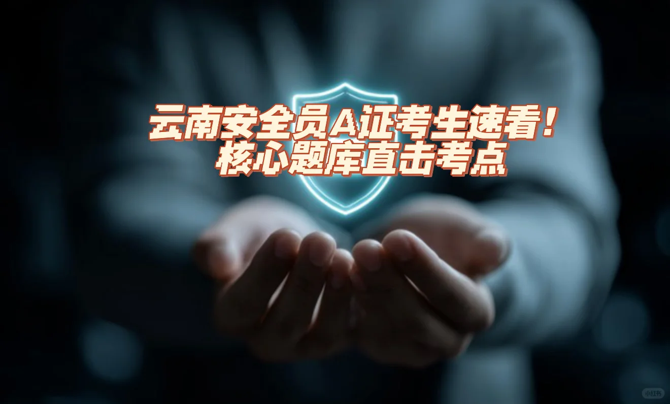 云南安全员A证考生速看！核心题库直击考点