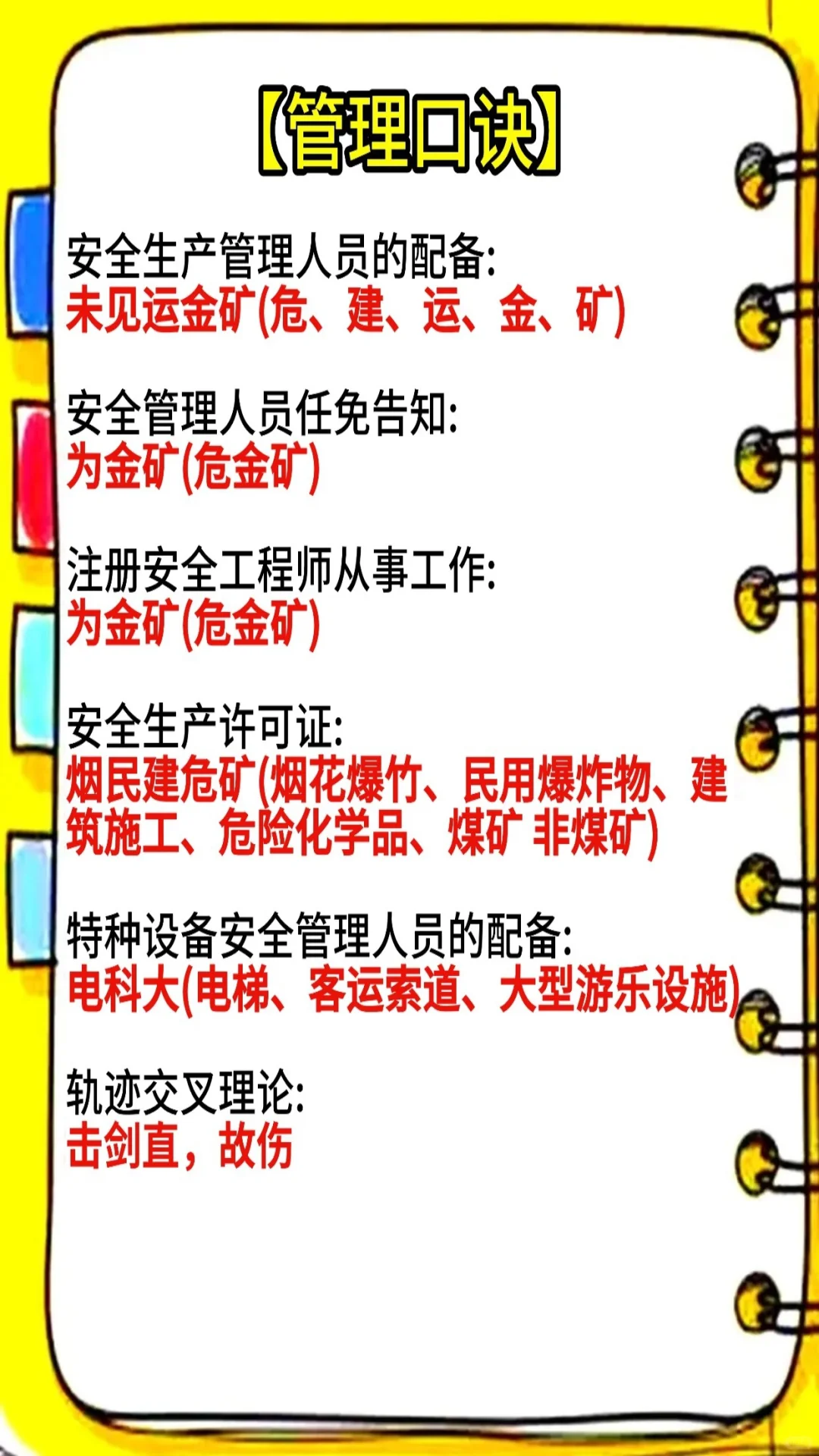注安考试倒计时17天《管理》口诀