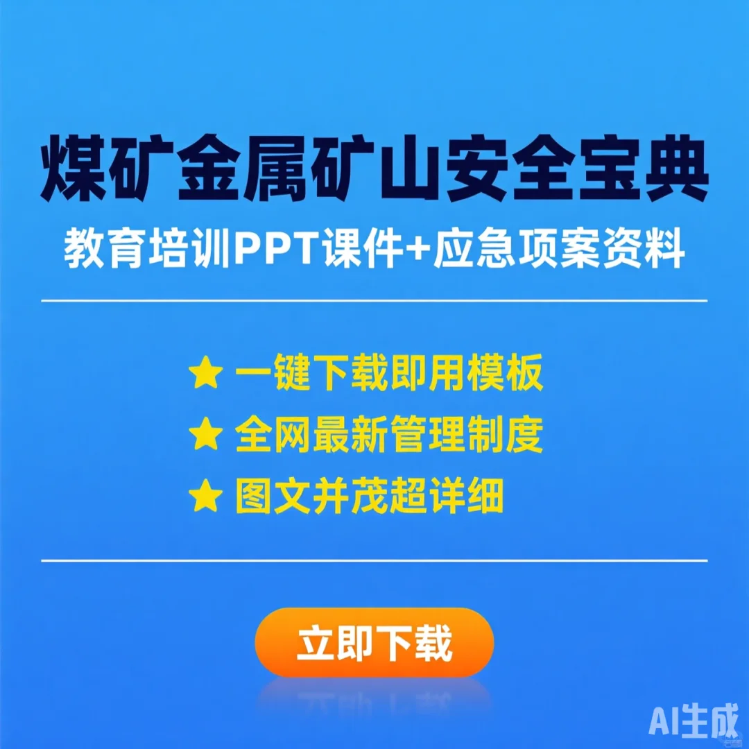 煤矿安全培训攻略·应急预案管理制度干货