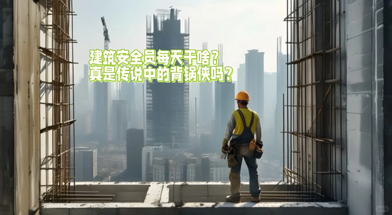 建筑安全员每天干啥？真是传说中的背锅侠吗？