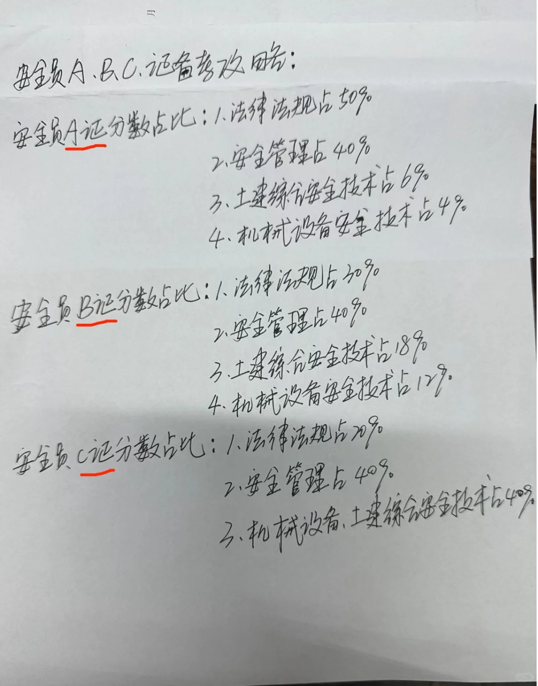 安全员ABC备考攻略‼️