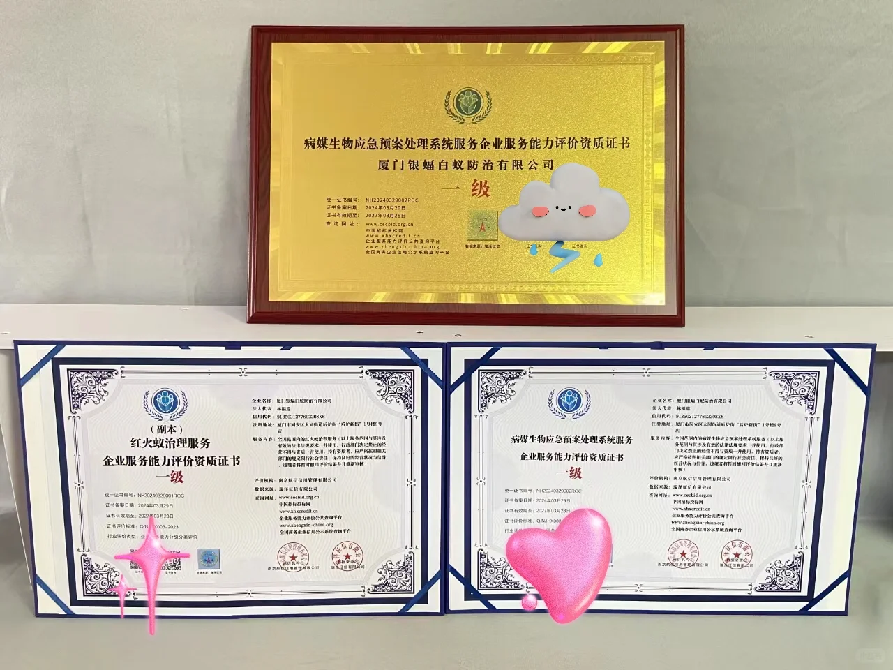 适合环保♻️物业的一级证书