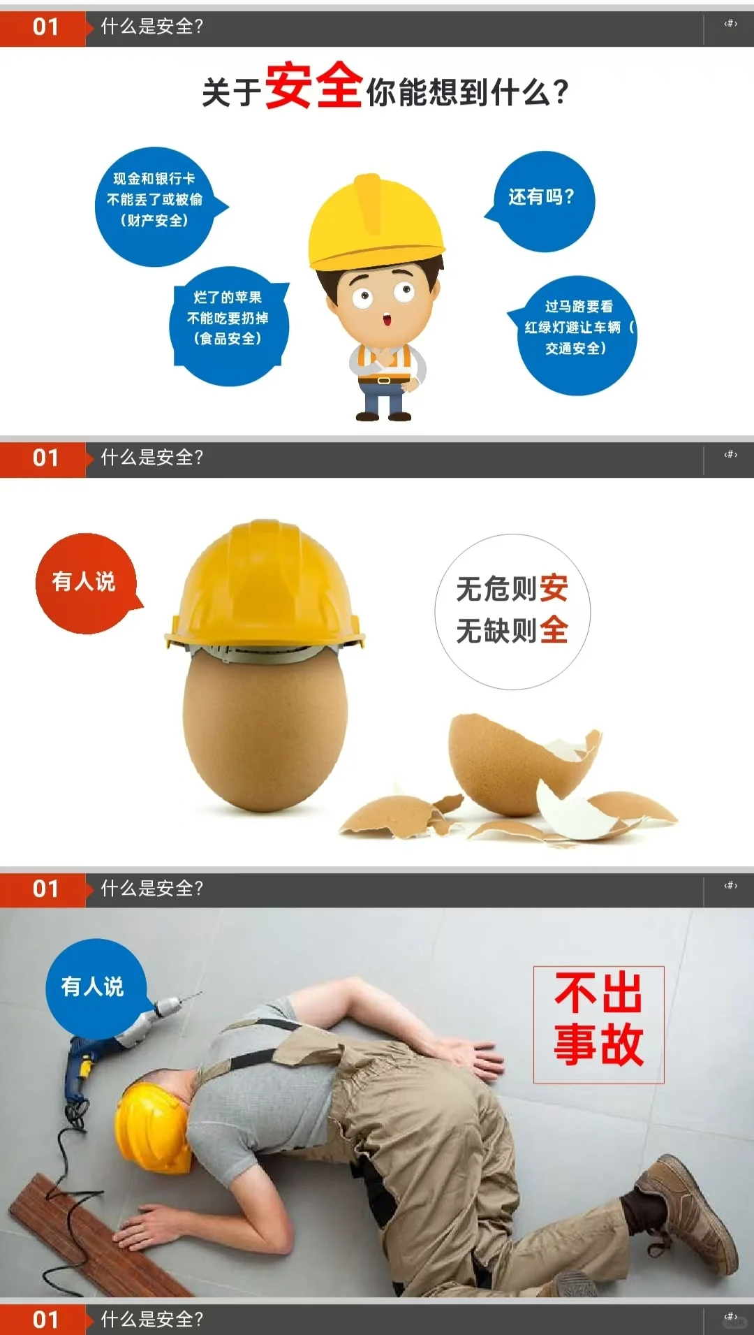 全体员工安全意识与安全基础知识培训教育