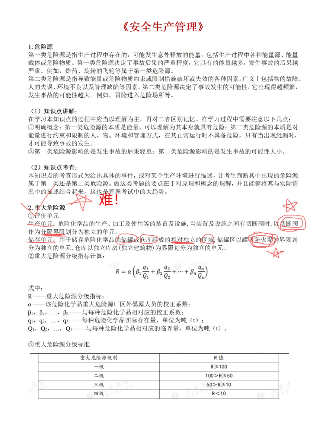 5分钟学1个中级注安考点！