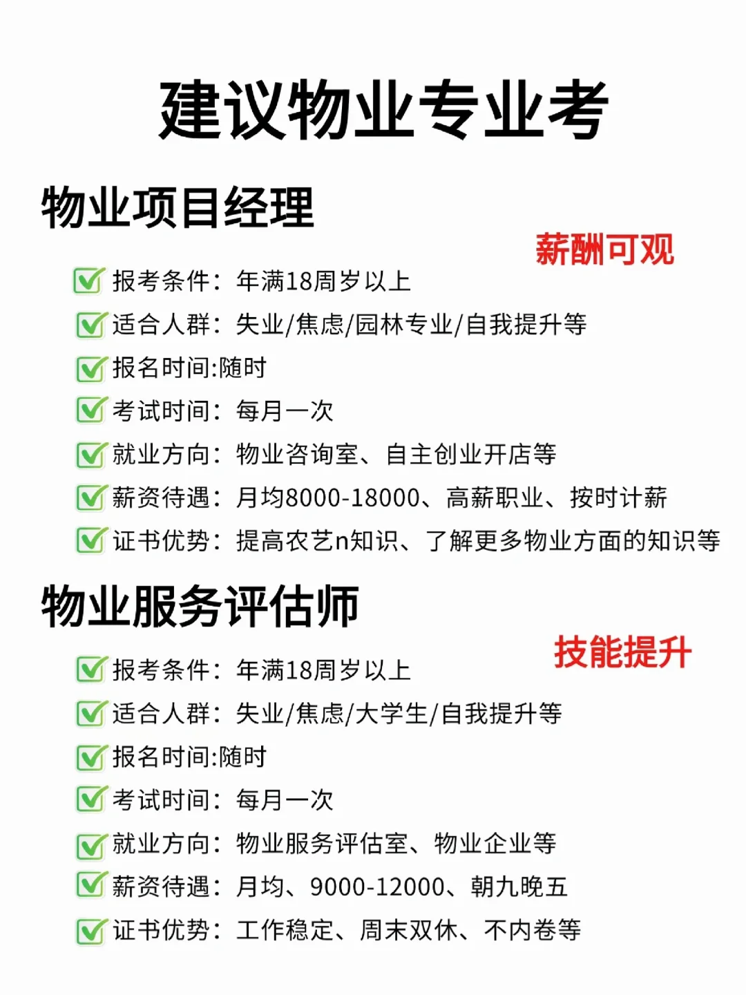 8月最物业管理考证指南！从事物业行业必备