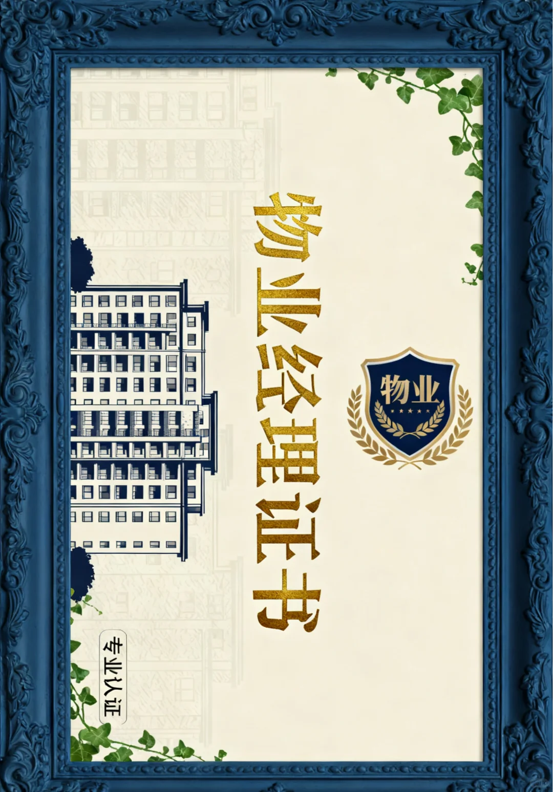 📢宝子们，今天来科普物业经理证书啦！👀