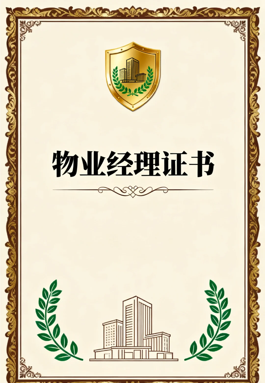 📢宝子们，今天来科普物业经理证书啦！👀