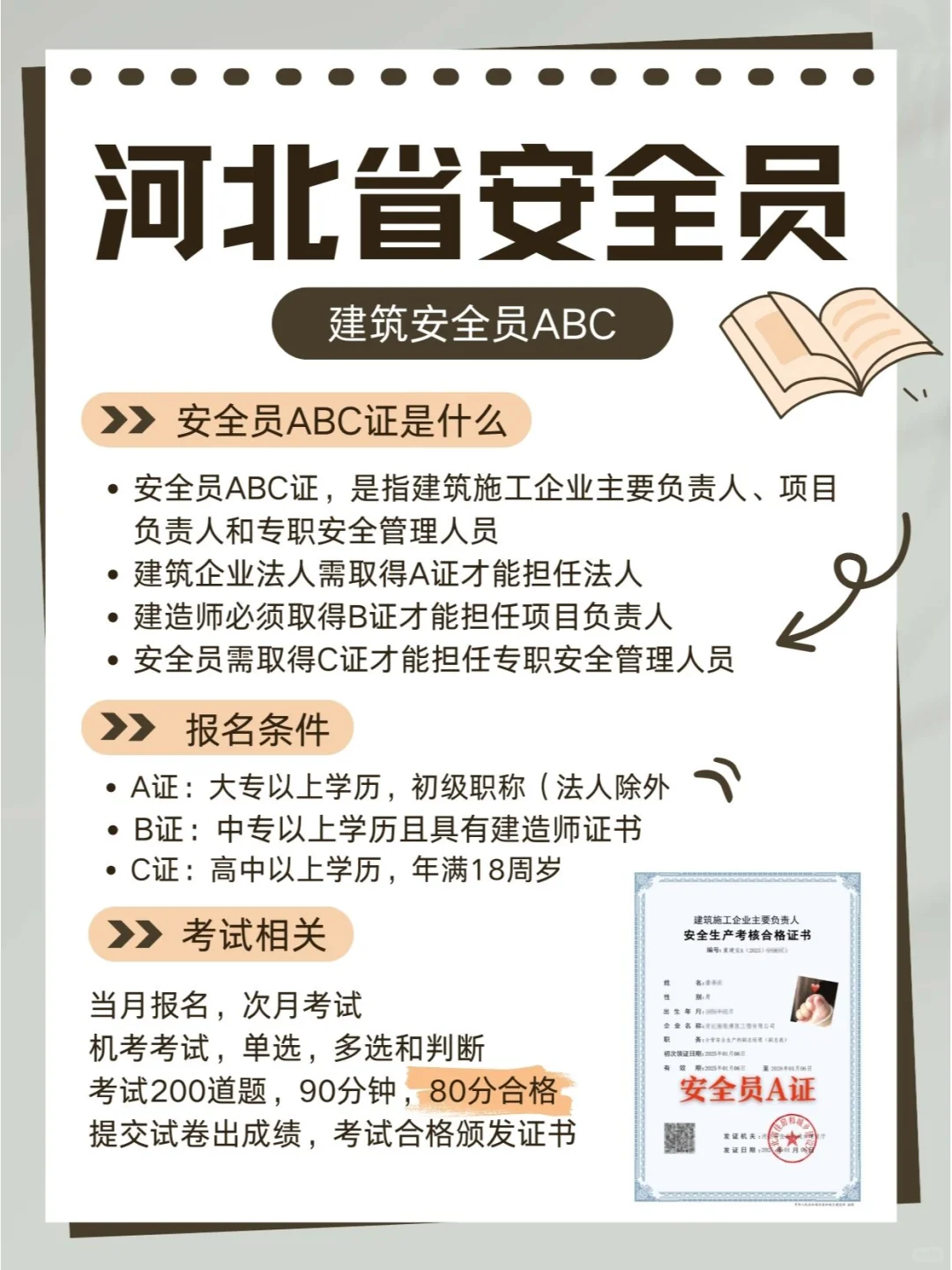 安全员ABC是什么，报名条件，怎么考