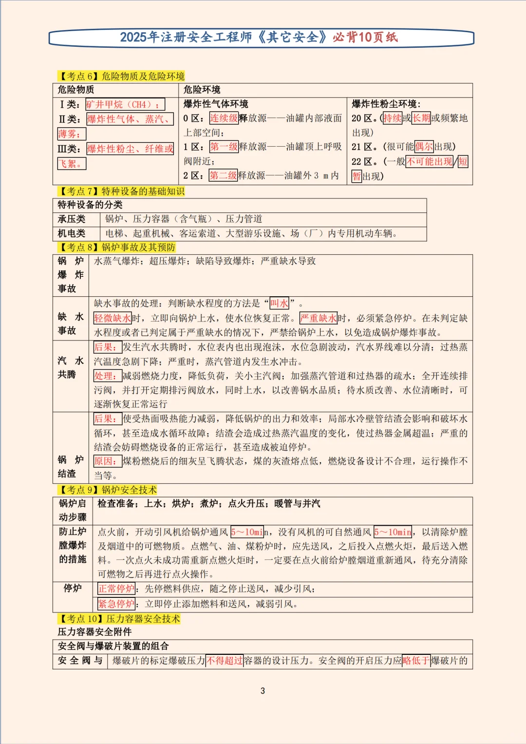 因为背到了极致，所以注安其它安全基本秒答