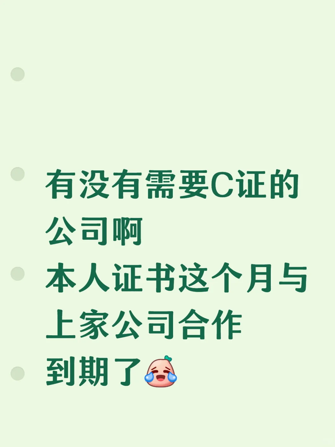 安全员，C证